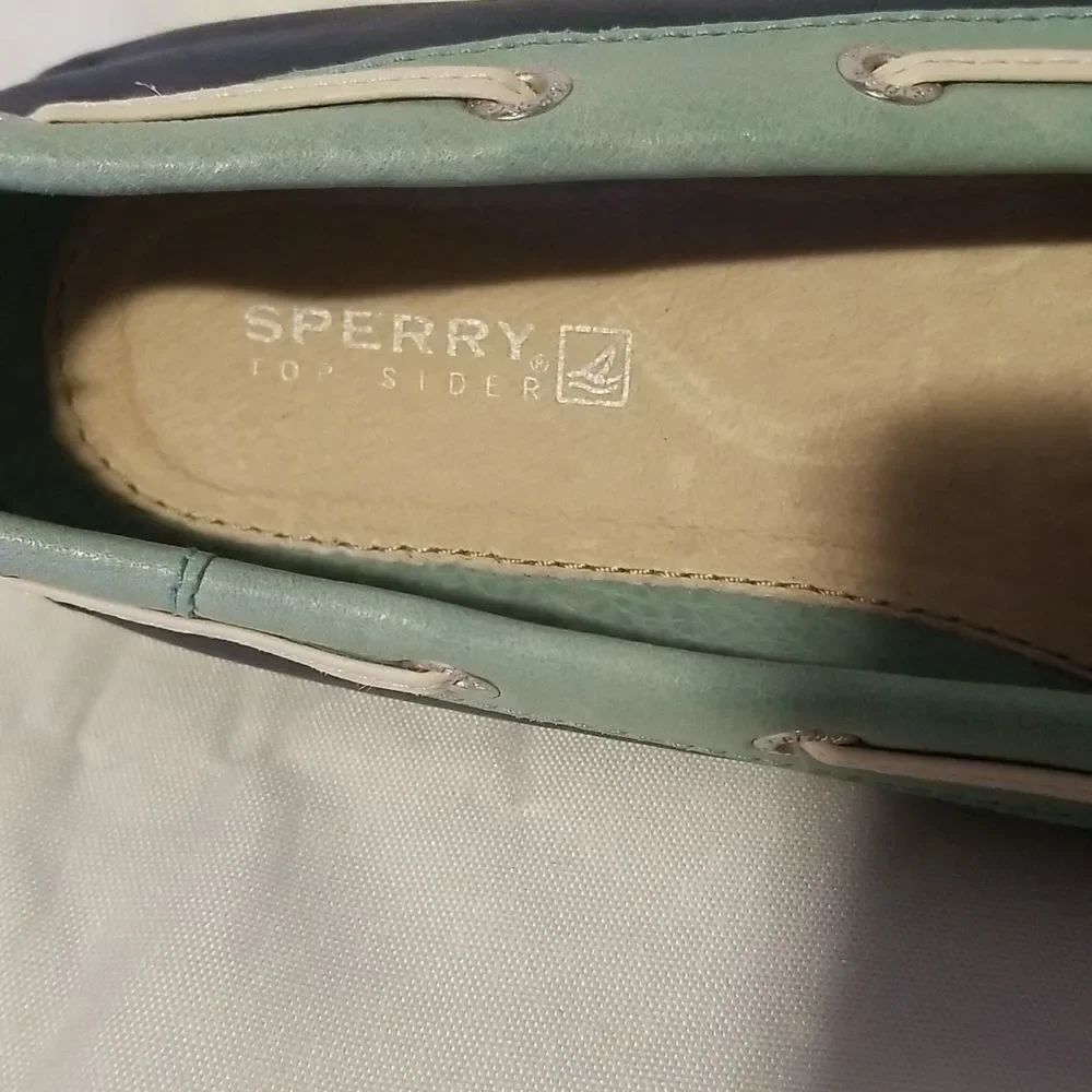 WOMENS SPERRY TOP-SIDER LEATHER LOAFER SZ 7 - Picture 2 of 8